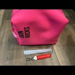 Skin Rocks Pink Bag with Camo Lining
